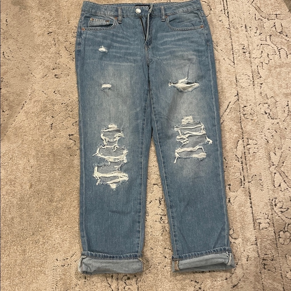 Aeropostale Women's Light Blue Boyfriend Jeans - Picture 9 of 17